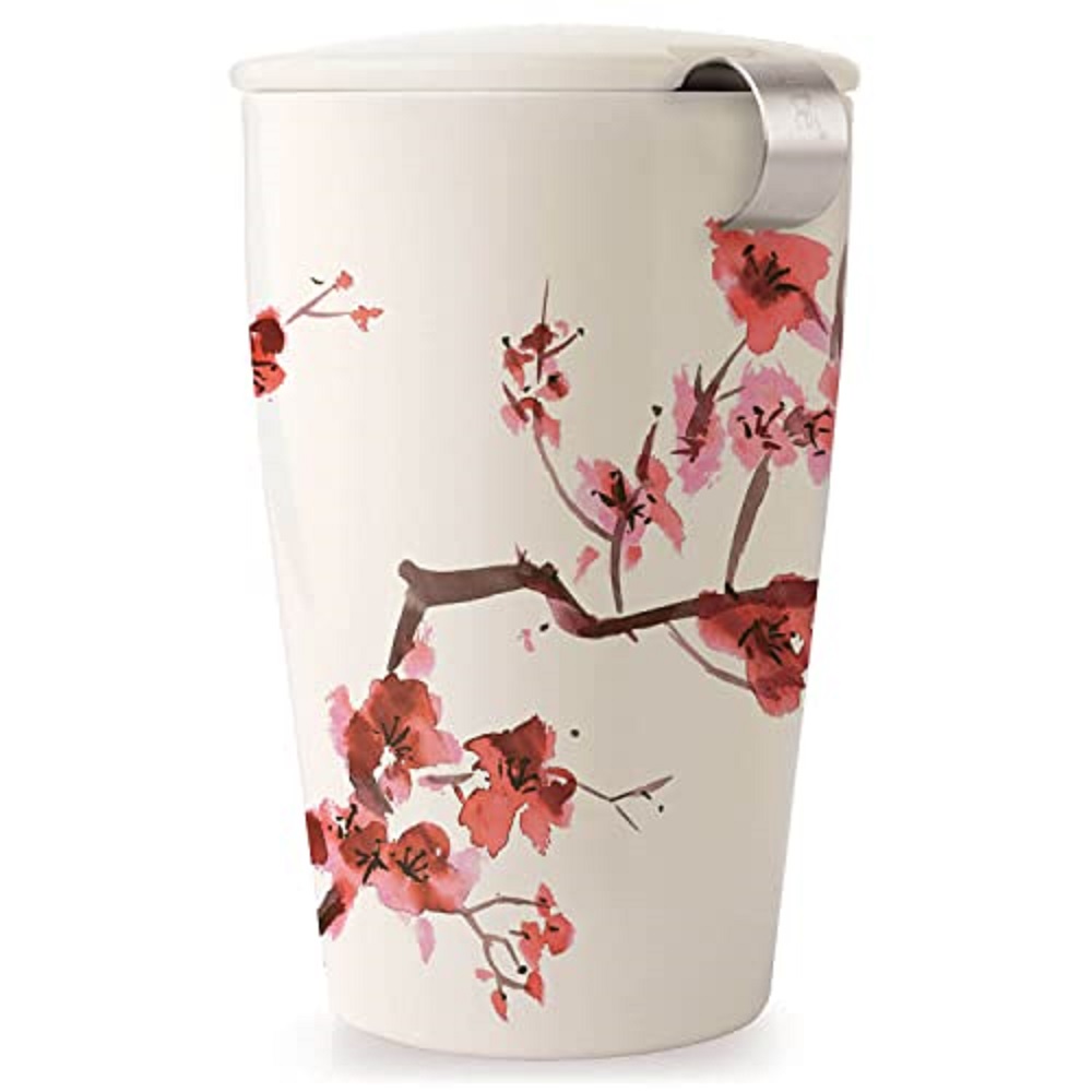 Loose Leaf Tea Infuser - Taza Kati de Cerámica de Doble