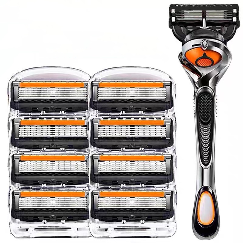 Safety Razor Handle - Cuchillas de seguridad reemplazables de 5