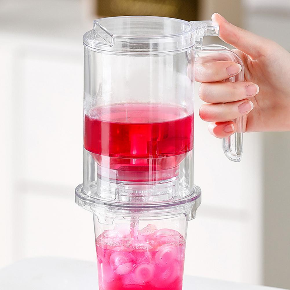Taza con infusor de té con tap - Loose Leaf Tea Infuser reseña y precio