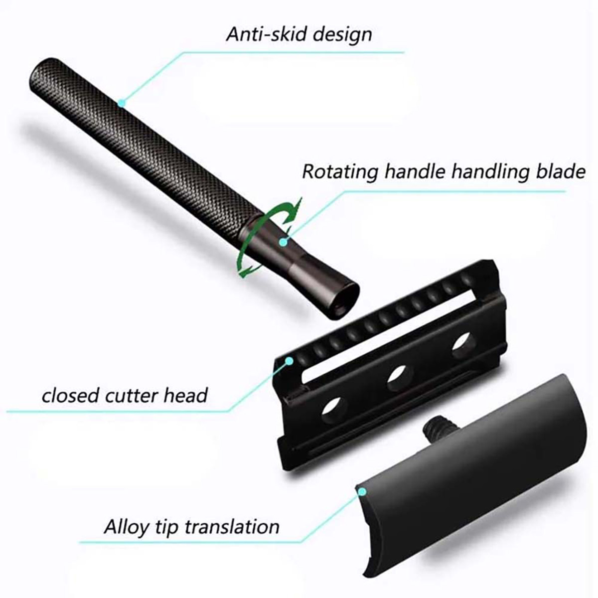 Afeitadora de seguridad para h - Safety Razor Handle reseña y precio