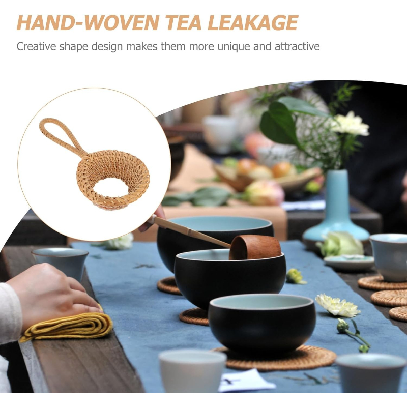 Colador de Té de Ratán Hecho a - Loose Leaf Tea Infuser reseña y precio
