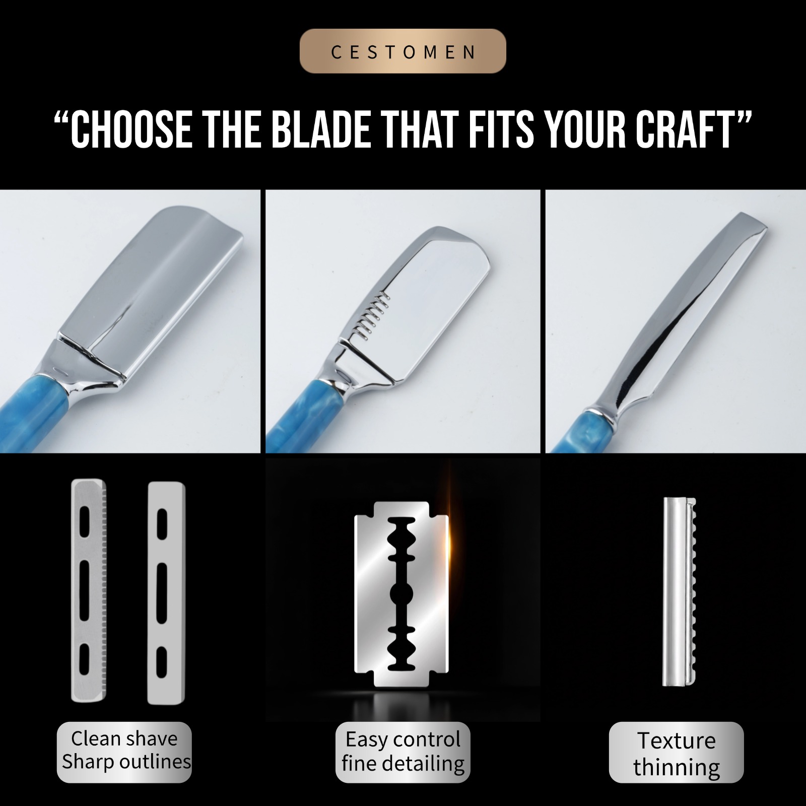 1 Pieza Navaja de Afeitar Prof - Safety Razor Handle reseña y precio