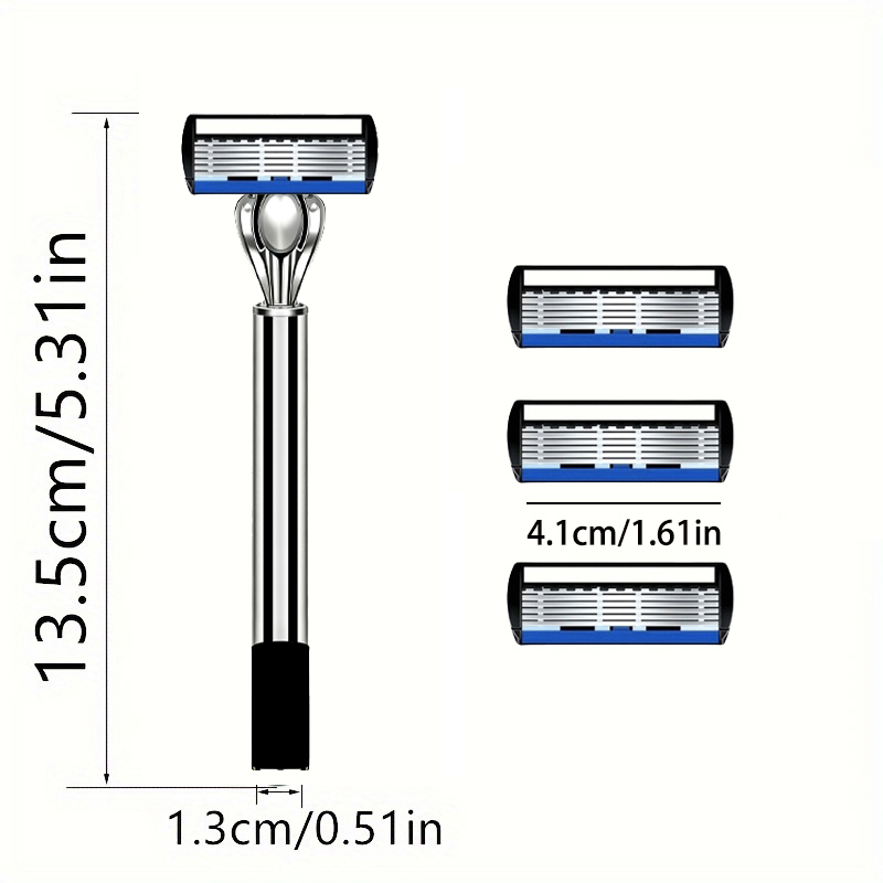 2 manijas, 30 cuchillas, juego - Safety Razor Handle reseña y precio